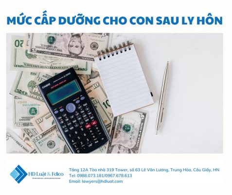 Cấp dưỡng nuôi con sau ly hôn