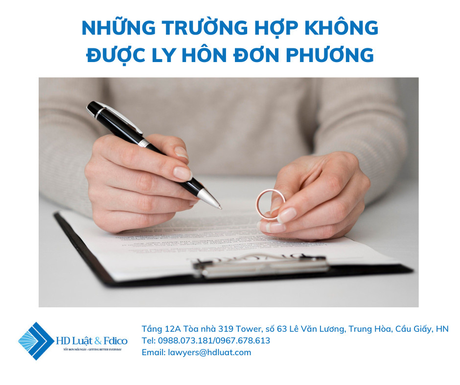 Những trường hợp không được ly hôn đơn phương